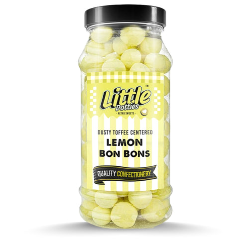 Dusted Toffee Centered Lemon BonBons